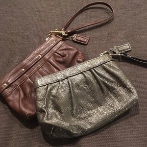 Coach wristlets (bundle)